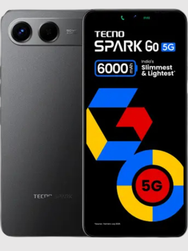 Tecno Spark Go 5G (Ink Black, 128 GB) (4 GB RAM)