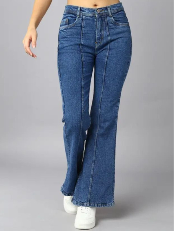 Women Jean Boot Cut Fit High-Rise Bootcut Jeans