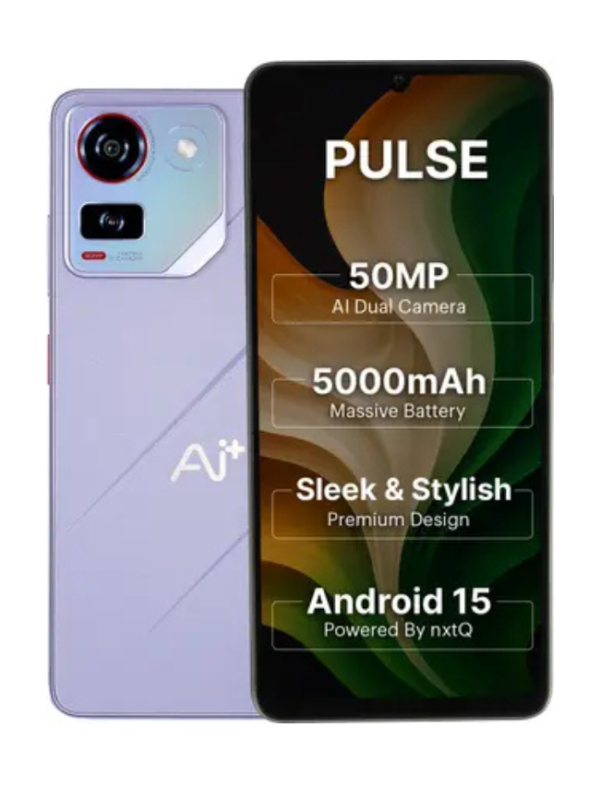 Ai+ Pulse (Purple, 64 GB) (4 GB RAM)