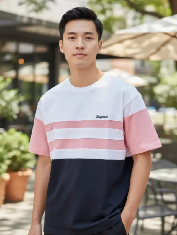 Men Printed Round Neck Pure Cotton Black T-Shirt