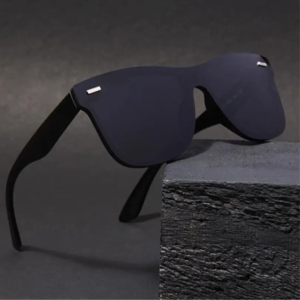 UV Protection Wayfarer, Retro Square, Rectangular Sunglasses (Free Size) (For Men & Women, Black)