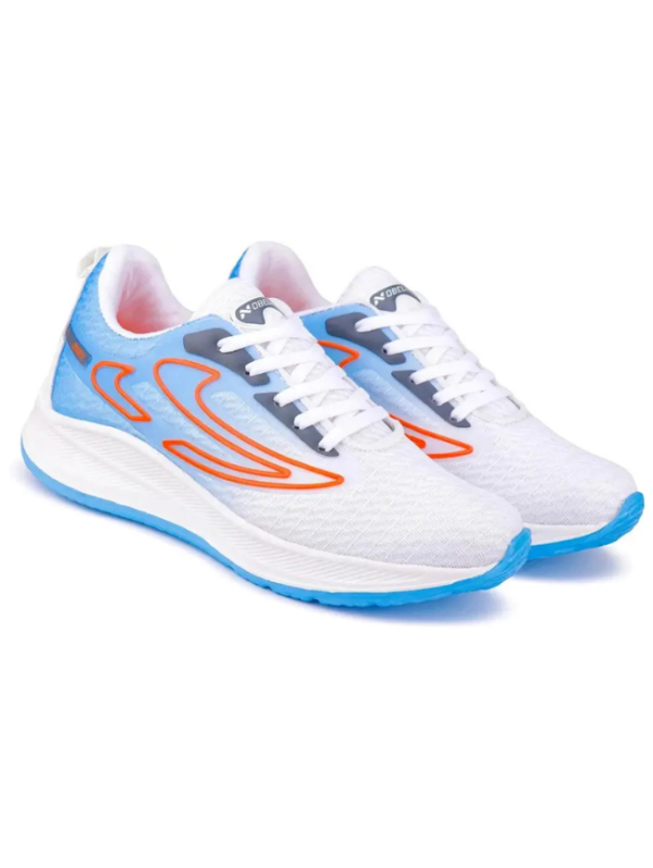 Premium Sports ,Gym, Trending, Stylish Casuals For Men (White, Blue , 10)