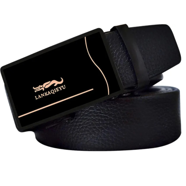 Men Formal, Casual, Formal, Party Black Artificial Leather Belt