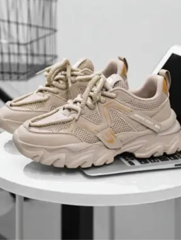 TAN SHOES PREMIUM QUALITY SNEAKERS Sneakers For Men (Tan , 9)