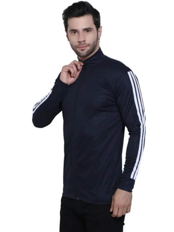Men Striped Sports Jacket