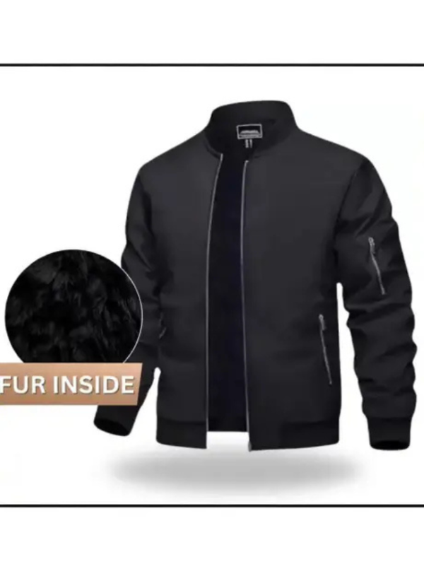 Men Solid Biker/Riding Jacke