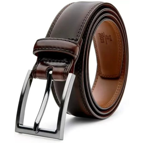 Men Brown Artificial Leather Belt