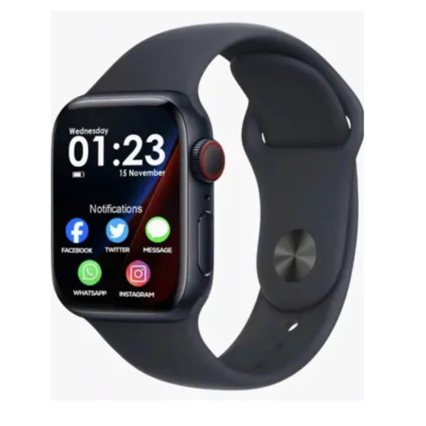 Techy Alpha T500Ultra Max 1.92"HD Display Bluetooth Calling, Music Mode Smartwatch Smartwatch (Black Strap, Free size)