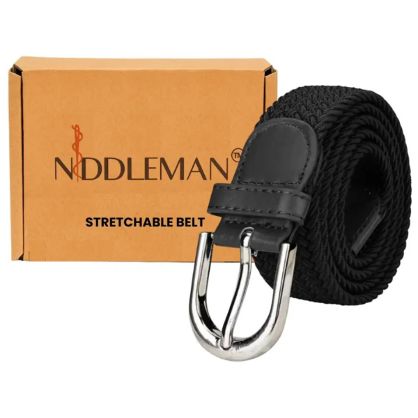 Men & Women Evening, Party Black Canvas Belt