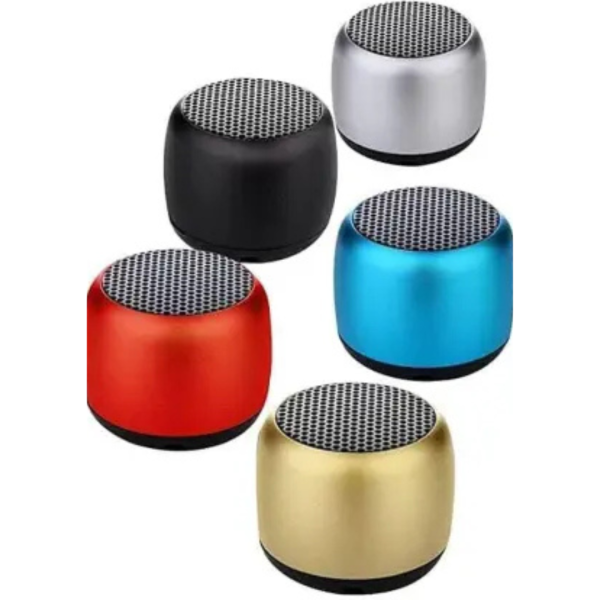5teknova Mini Boost Coin Smart Wireless Portable Bluetooth Speaker 5 W MQL-1 5 W Bluetooth Laptop/Desktop Speaker (Multicolor, Stereo Channel)