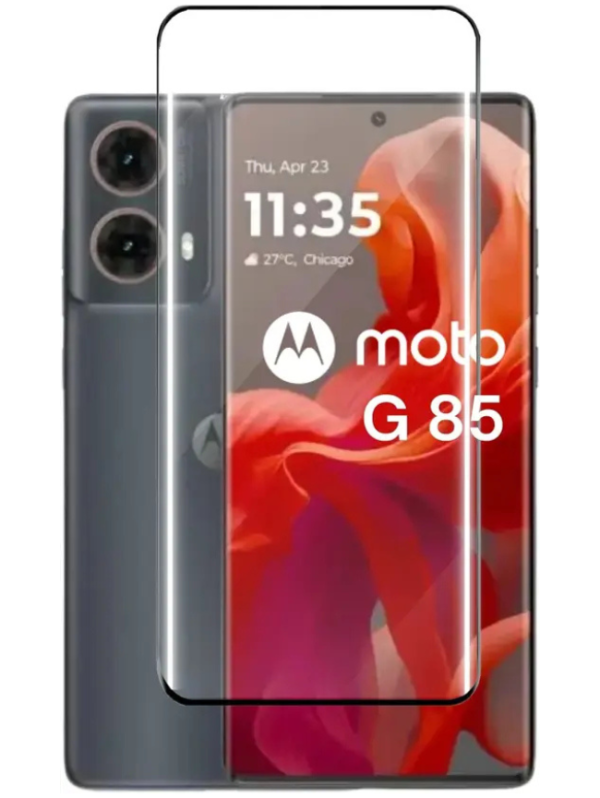 KWINE CASE Edge To Edge Tempered Glass for MOTOROLA G85 5G (Pack of 1)