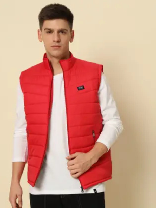 Men Solid Bomber Jacket