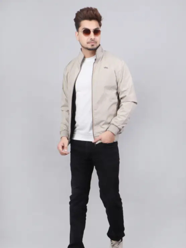 Men Solid Sports Jacket
