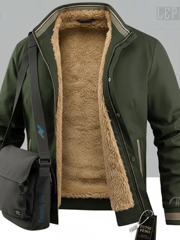 Men Solid Casual Jacket