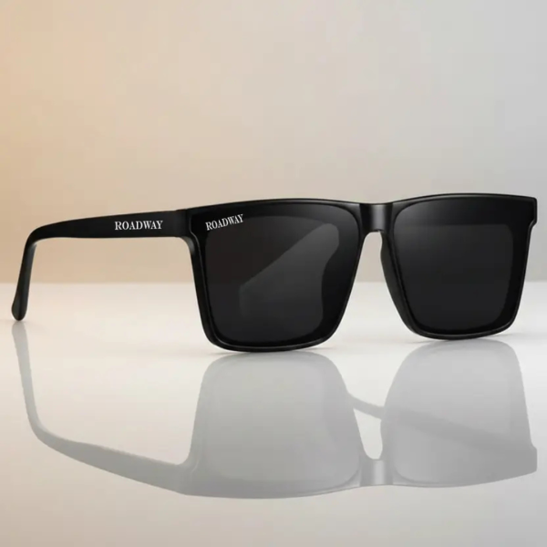 UV Protection Wayfarer Sunglasses (Free Size) (For Men & Women, Black)