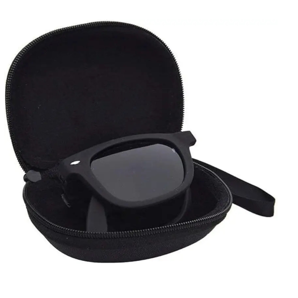 UV Protection Retro Square Sunglasses (54) (For Men & Women, Black)