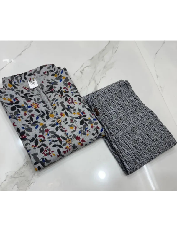 Women Wool Kurta Pant Set