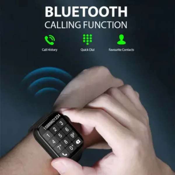 GameSir I8 Pro Smart Watch Series 8 with multiple Features Smartwatch for Men & Women Smartwatch (Black Strap, 1.75 Inch Full Screen Display)