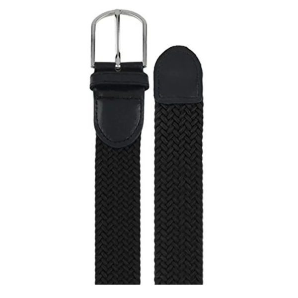 Men & Women Evening, Party, Formal, Casual Black Canvas Belt