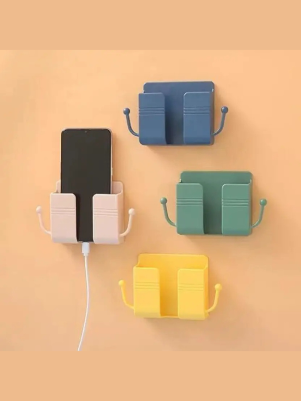 WALLVIEW TECH Wall Mount Mobile Stand/Multi-Purpose Stand for Phone Charging (Multi Pack of 4) Mobile Holder